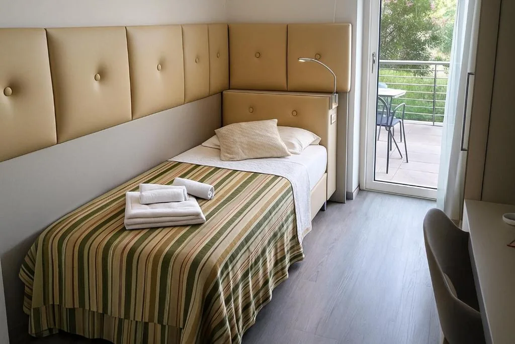 Single Room with Terrace — Hotel Benacus Panoramic