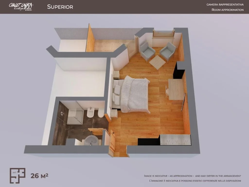 Superior Double/Twin Room — Chalet Laura Lodge Hotel