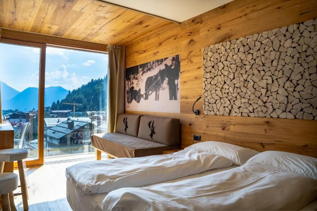 Camera Superior Matrimoniale/Doppia con Letti Singoli con Vista Montagna — Hotel Cristiania