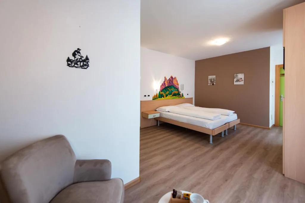 Superior Double/Twin Room with Terrace — Hotel Montana ski-bike-spa