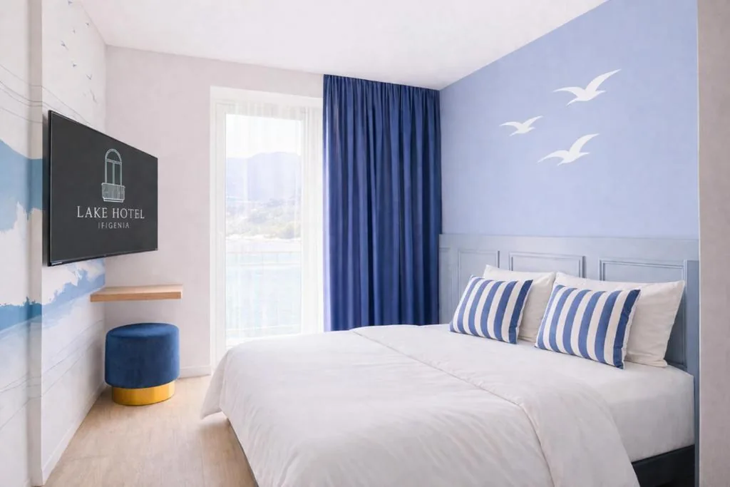 Superior Double/Twin Room with Lake View — Lake Hotel Ifigenia