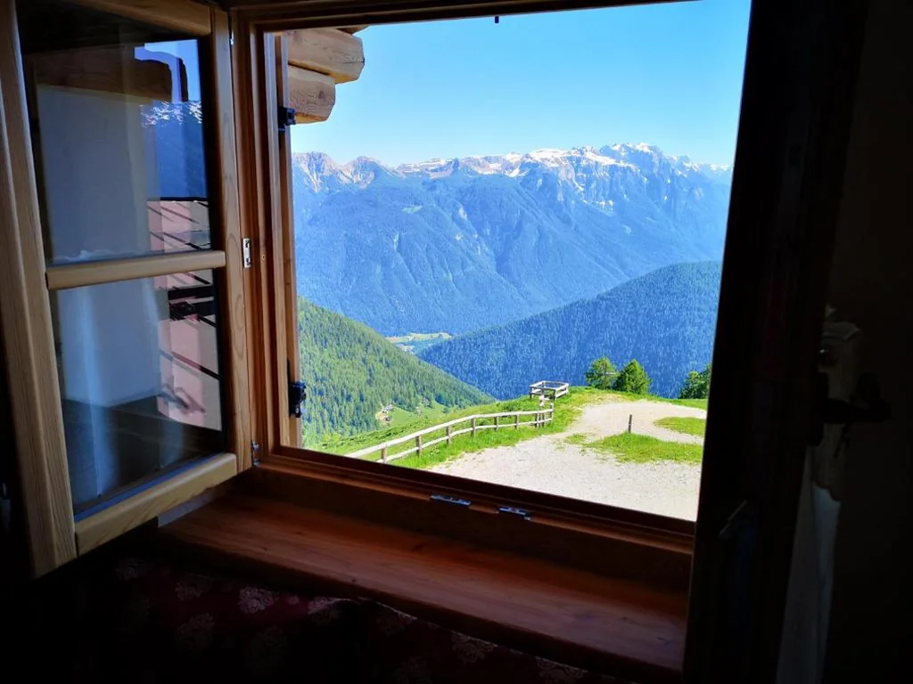Superior Double/Twin Room with Mountain View — Restor Natura Malga Mondent