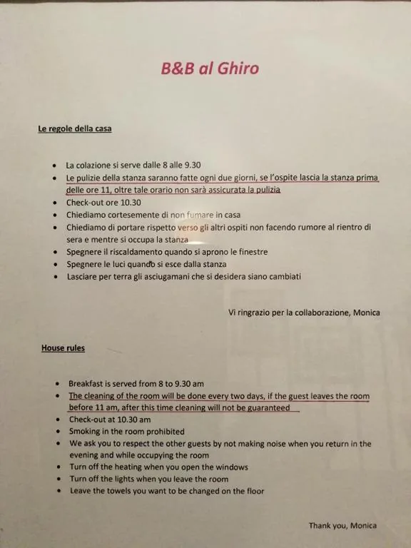 Triple Room — B&B Al Ghiro