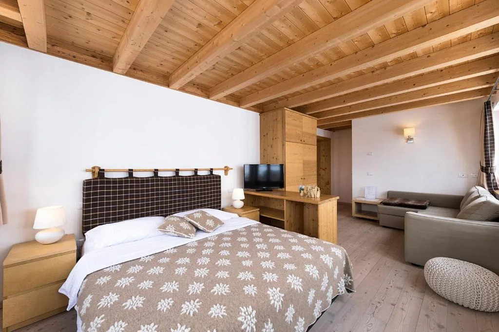 Junior Suite — Hotel Pordoi Passo Pordoi Vegetarian Hotel