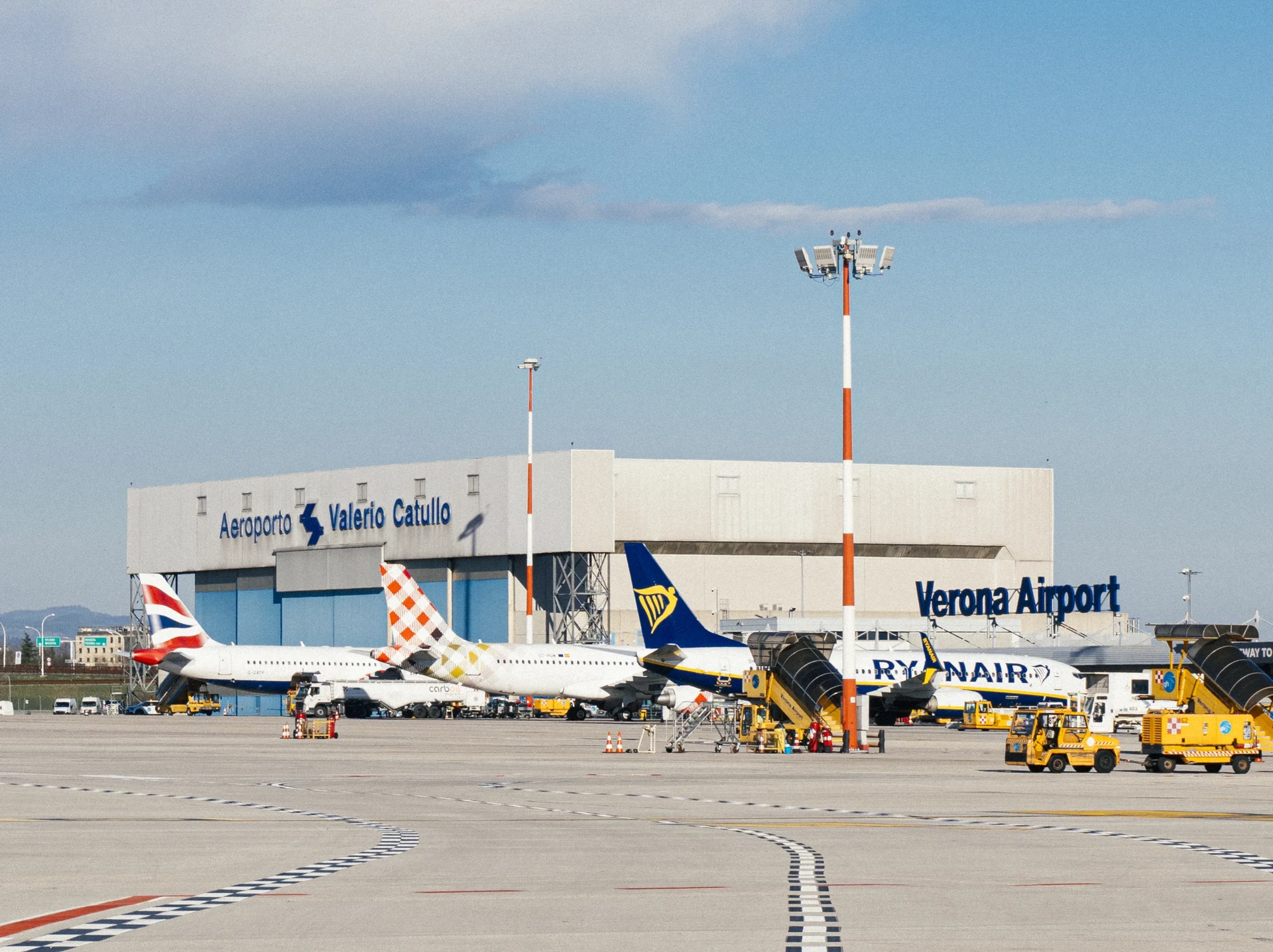 L'aeroporto di Verona Villafranca Catullo con l'Aerobus per Porta Nuova