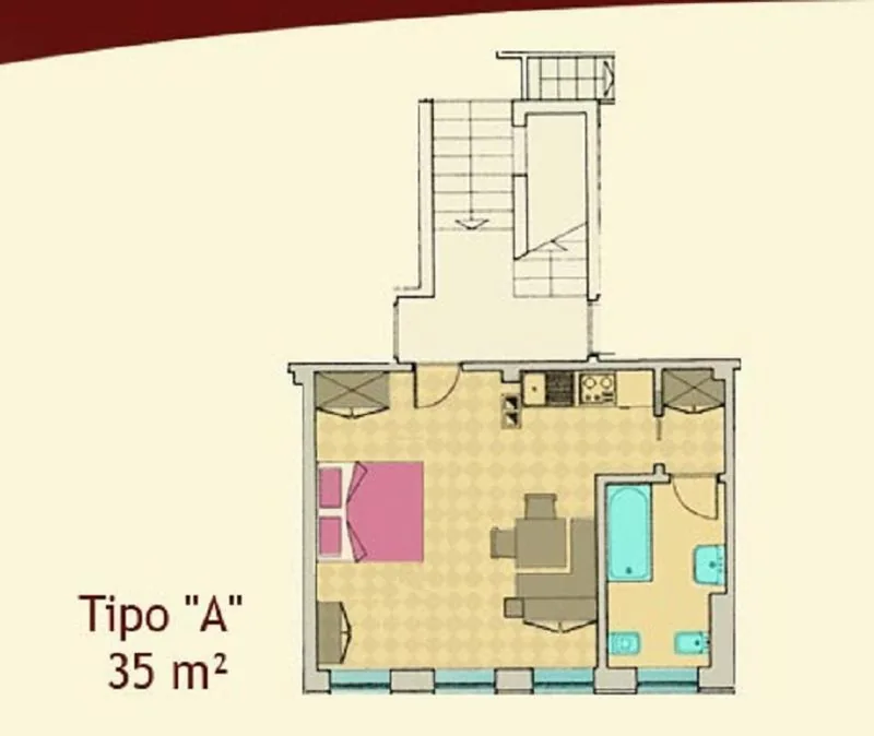 Studio Apartment — Apartments Alpenroyal Arabba – Check-in at Garni Royal