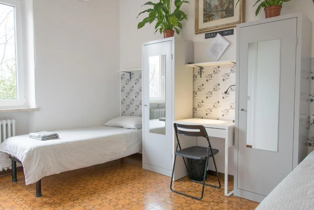 Twin Room with Private Bathroom — Posada Verona Hostel
