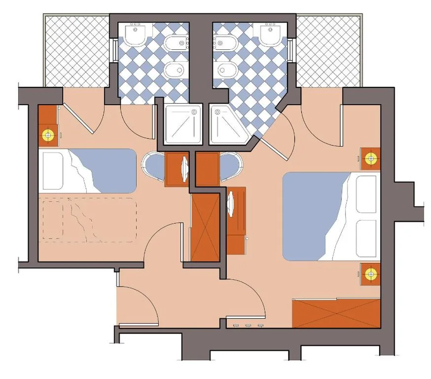 Family Room (2 Adults + 2 Children) — Hotel Eden