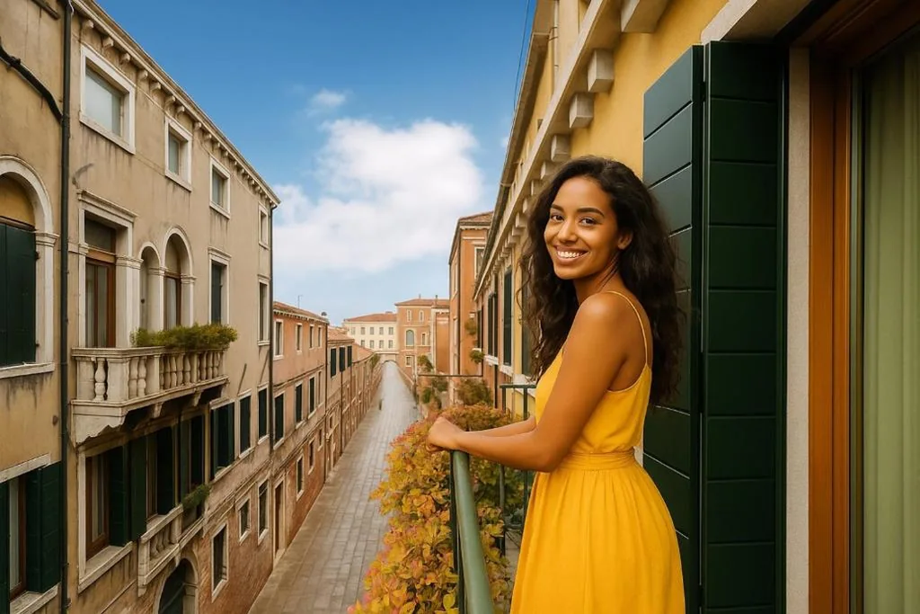 Double Room with Balcony — Hinc Domus – Venezia
