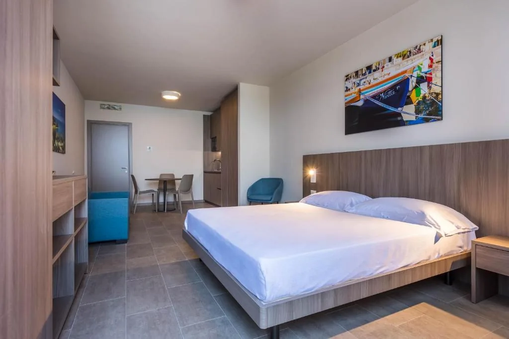 Double Room with Extra Bed (2 Adults + 1 Child) — Le Torri Del Garda FamilySPA Resort