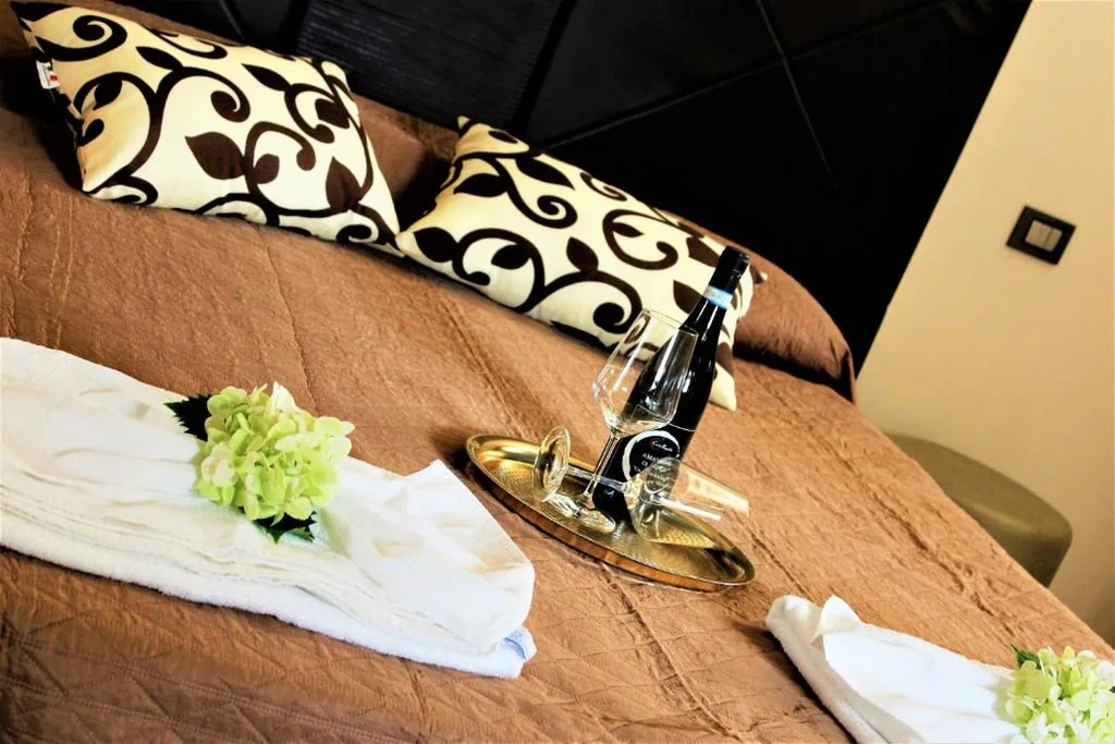 Camera Matrimoniale/Doppia con Letti Singoli con Bagno Privato — B&B Arco di Vino