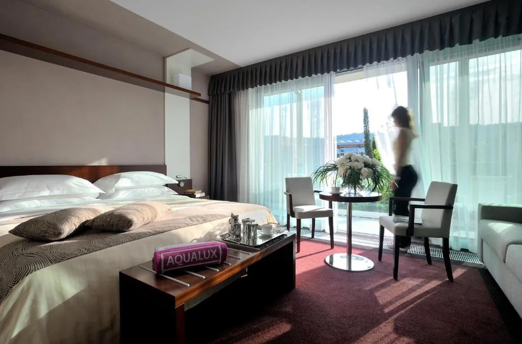 Camera Matrimoniale/Doppia con Letti Singoli con Vista Città — Aqualux Hotel Spa Suite & Terme