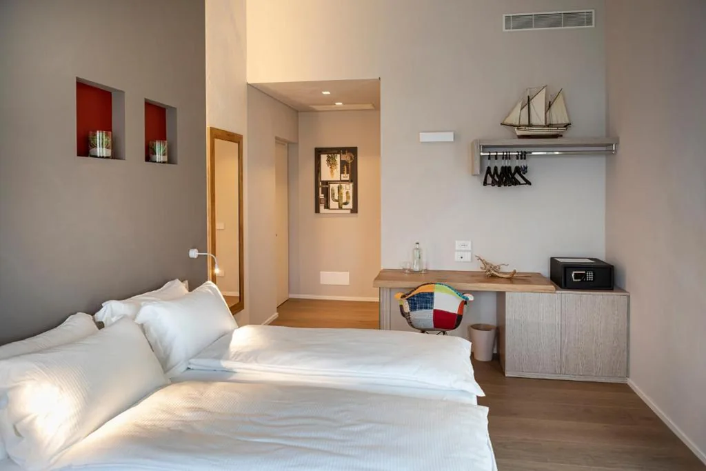 Double or Twin Room with Lake View — Locanda Monte Baldo