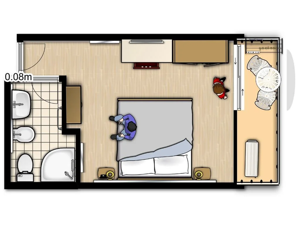 Double or Twin Room — Hotel Croce Di Malta