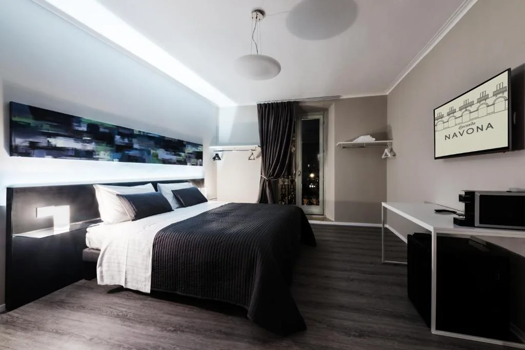 Superior Double Room with Balcony — Residenza Navona Verona