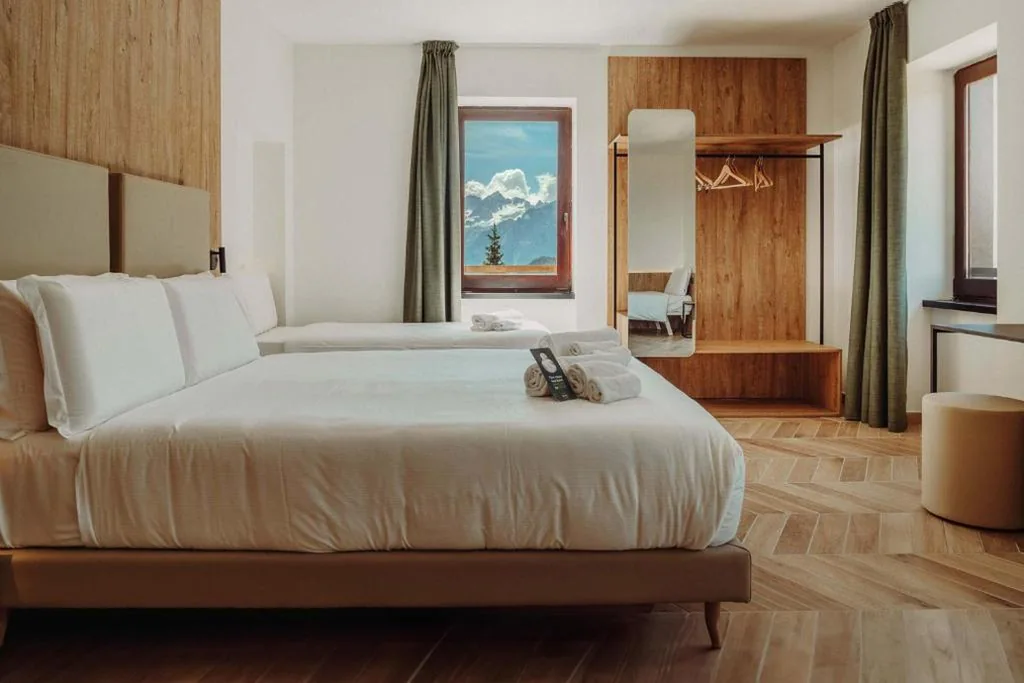 Quadruple Room — B&B Hotel Passo Tre Croci Cortina