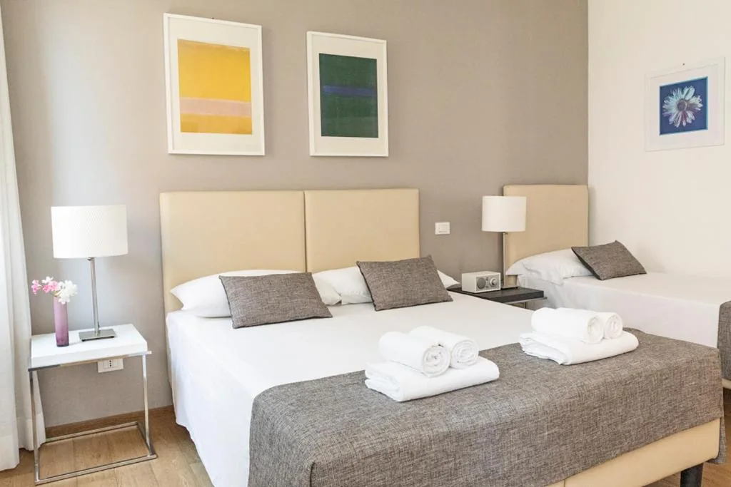 Quadruple Room with Private Bathroom — B&B Villa Rosa