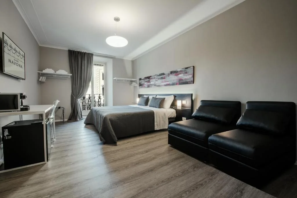 Superior Quadruple Room with Balcony — Residenza Navona Verona