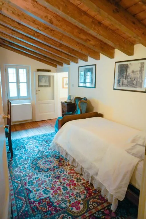 Single Room with Garden View — Villa Dorigny Dimora Storica con Affreschi e Giardino