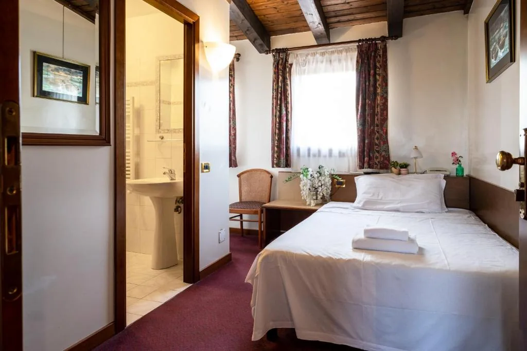 Single Room — Hotel Villa Sara with pool and parking near Venice