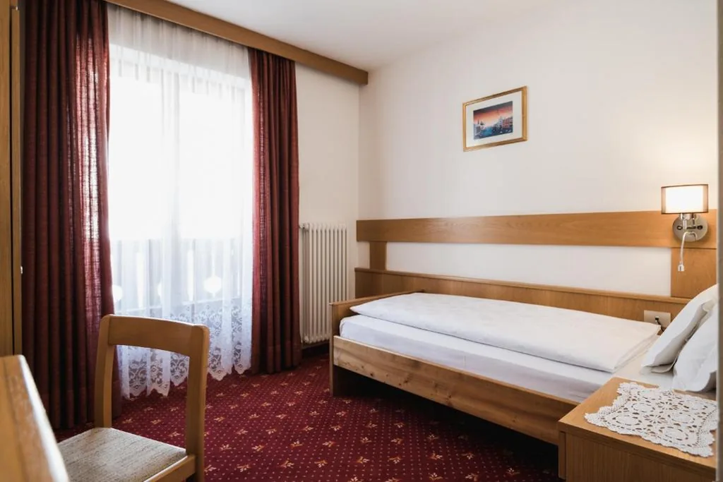 Standard Single Room with Mountain View — Laguscei Dolomites Mountain Hotel