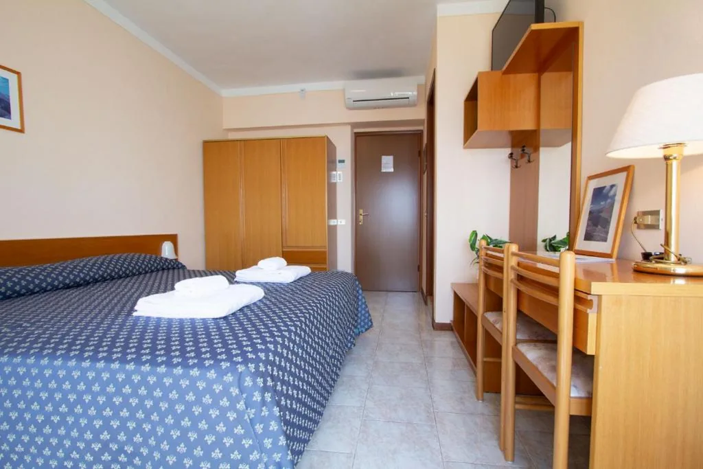 Double or Twin Room with small Balcony Lake View — Hotel Benacus Torri del Benaco
