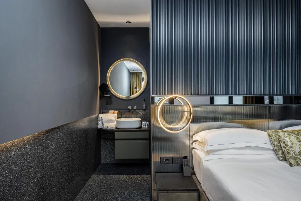 Junior King Suite with Terrace and Lake View - Non-Smoking — Hotel Al Caminetto – Adults Only, WorldHotels Crafted