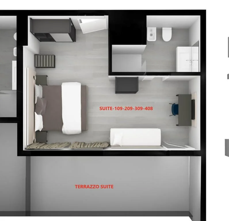 Junior Suite Comfort con Terrazza — HOTEL VENICE BEACH HVB 34 Lifestyle 4 Superior