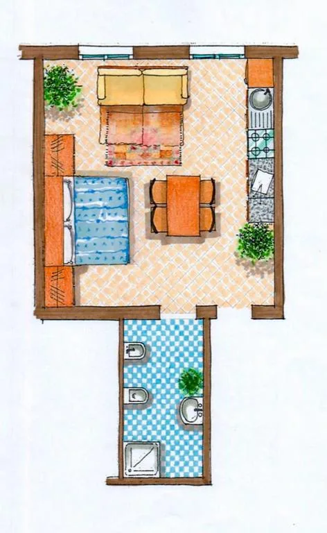 Monolocale Familiare — Residence Cà D’oro