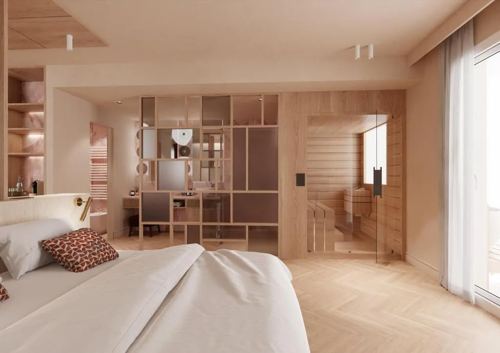 Suite with Sauna and Sea View — Baia del Mar Beach Boutique Hotel