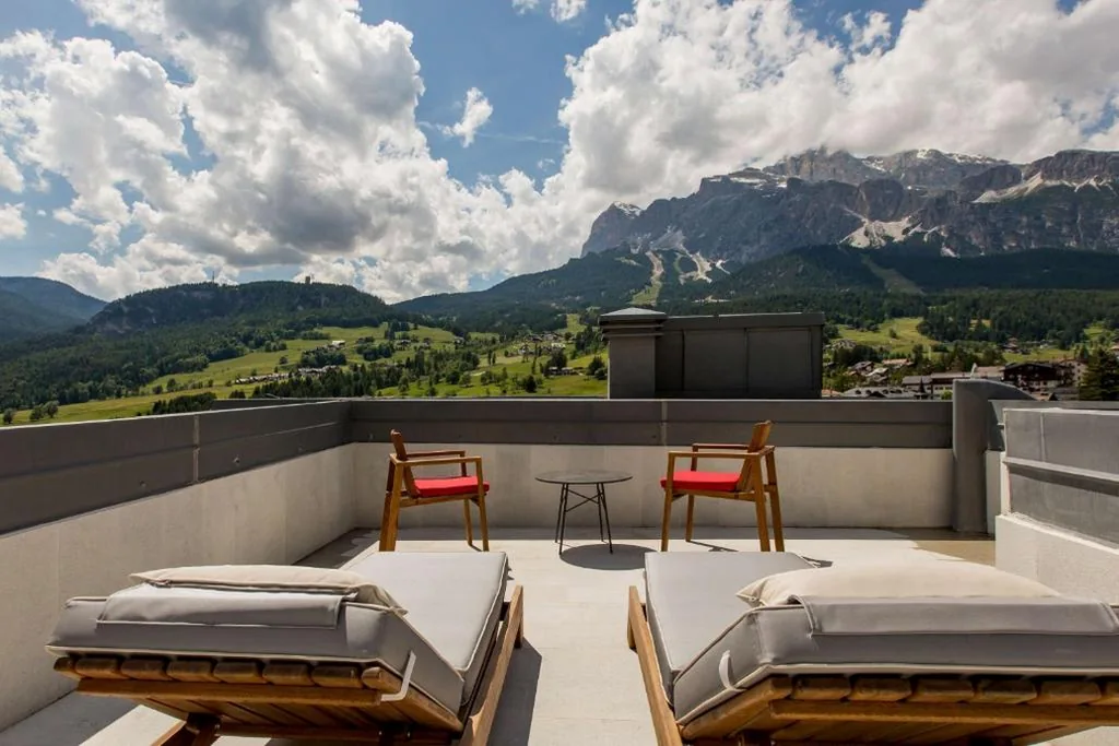Royal Savoia Suite with View and Terrace — Grand Hotel Savoia Cortina d’Ampezzo, A Radisson Collection Hotel