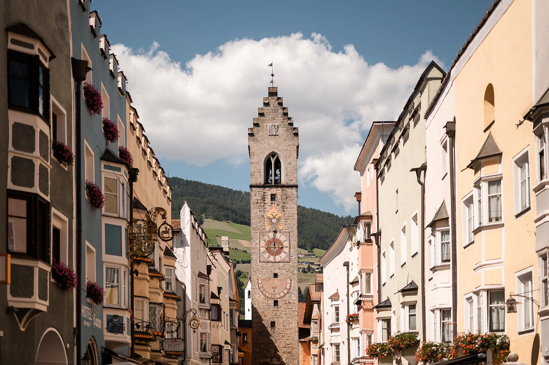 La Torre delle Dodici e il centro di Vipiteno